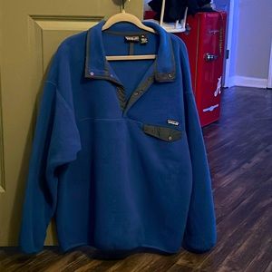 Blue Patagonia Quarter Button Up (XL)